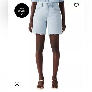 Levi’s Mid-Rise '94 Baggy Denim Shorts Mister Twister Cut Hem Size 27